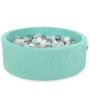 Μπαλοπισίνα minky H-30 cm με 300 Μπάλες - mint