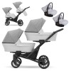 Καρότσι Διδύμων 3 σε 1 - Booster Light - BL01 Grey