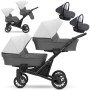 Καρότσι Διδύμων 3 σε 1 - Booster Light - BL03 Anthracite