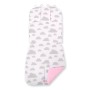 Double-sided cart insert BOBONO - clouds gray/pink
