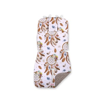 Double-sided cart insert BOBONO -dream catchers white/gray