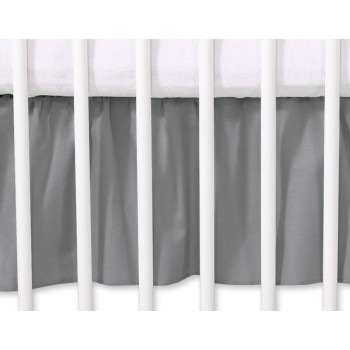 Dust Ruffle-Masking flounce 140x70cm- anthracite