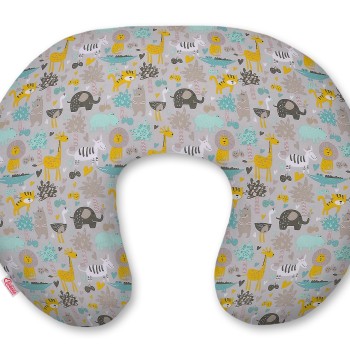 Μαξιλάρι Θηλασμού - gray-mint animals