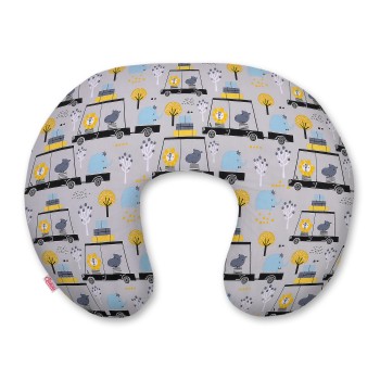 Μαξιλάρι Θηλασμού - animals in cars gray