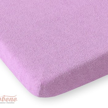 Σεντόνι με Λάστιχο frotte (terry) 140x70cm- Lilac