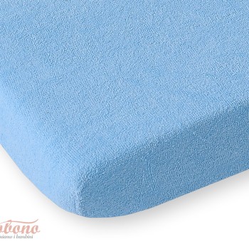 Σεντόνι με Λάστιχο frotte (terry) 140x70cm- Blue