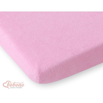 Σεντόνι με Λάστιχο frotte (terry) 140x70cm- Pink
