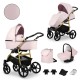 Σύστημα Μεταφοράς Μωρού 3 σε 1 - Kunert Mata - 06 Pink - Gold Frame
