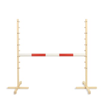 Jumping obstacle for Hobby Horse 120cm beam 50mm - red