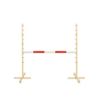 Jumping obstacle for Hobby Horse 120cm beam 50mm - red