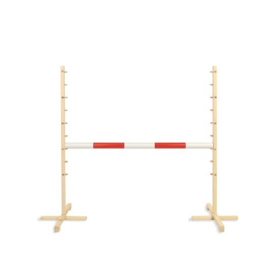 Jumping obstacle for Hobby Horse 120cm beam 50mm - red