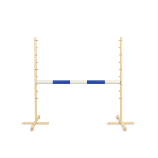Jumping obstacle for Hobby Horse 120cm beam 50mm - blue