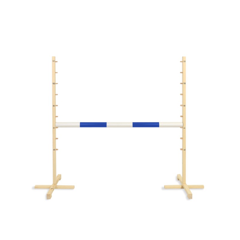 Jumping obstacle for Hobby Horse 120cm beam 50mm - blue