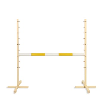 Jumping obstacle for Hobby Horse 120cm beam 50mm - yellow