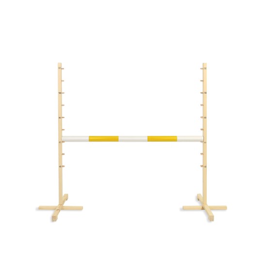 Jumping obstacle for Hobby Horse 120cm beam 50mm - yellow