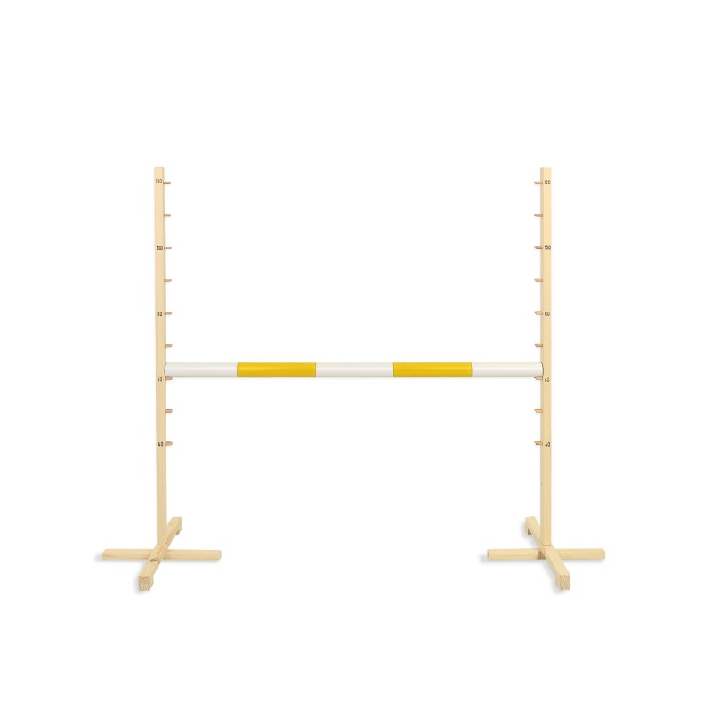 Jumping obstacle for Hobby Horse 120cm beam 50mm - yellow