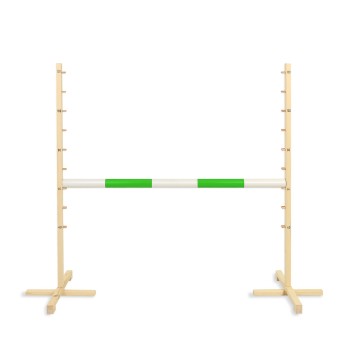 Jumping obstacle for Hobby Horse 120cm beam 50mm - green