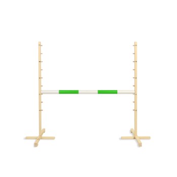 Jumping obstacle for Hobby Horse 120cm beam 50mm - green