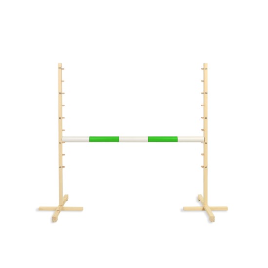 Jumping obstacle for Hobby Horse 120cm beam 50mm - green