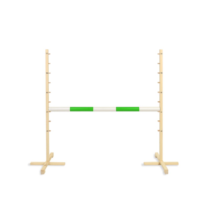 Jumping obstacle for Hobby Horse 120cm beam 50mm - green