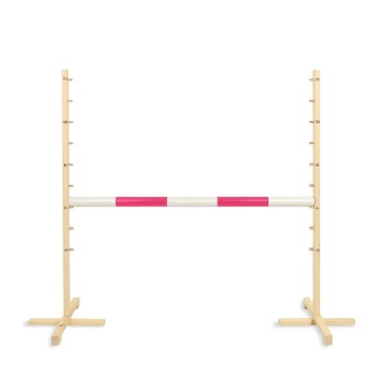 Jumping obstacle for Hobby Horse 120cm beam 50mm - pink