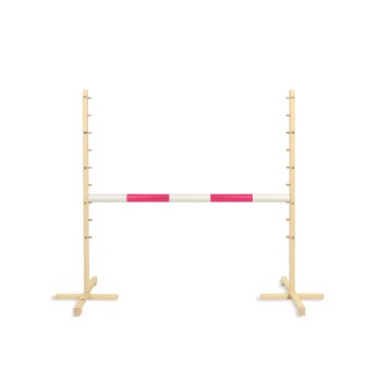 Jumping obstacle for Hobby Horse 120cm beam 50mm - pink