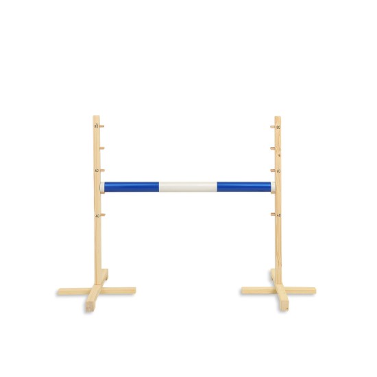 Jumping obstacle for Hobby Horse 80cm beam 50mm - blue Jumping obstacle for Hobby Horse 80cm beam 50mm - blue