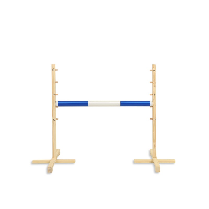 Jumping obstacle for Hobby Horse 80cm beam 50mm - blue