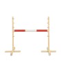 Jumping obstacle for Hobby Horse 80cm beam 50mm - red