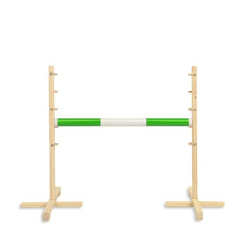 Jumping obstacle for Hobby Horse 80cm beam 50mm - green