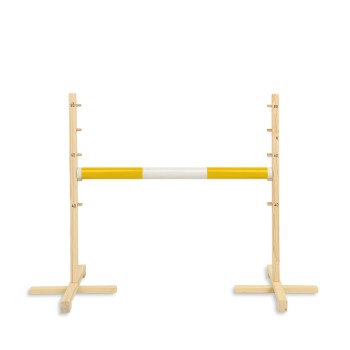 Jumping obstacle for Hobby Horse 80cm beam 50mm - yellow