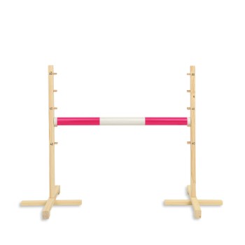 Jumping obstacle for Hobby Horse 80cm beam 50mm - pink