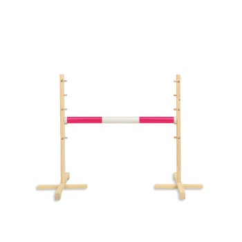 Jumping obstacle for Hobby Horse 80cm beam 50mm - pink