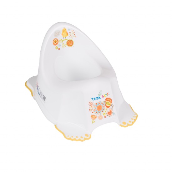 Baby anti-slip musical potty Folk white Baby anti-slip musical potty Folk white