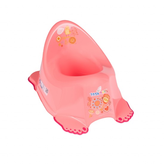 Baby anti-slip musical potty Folk peach Baby anti-slip musical potty Folk peach