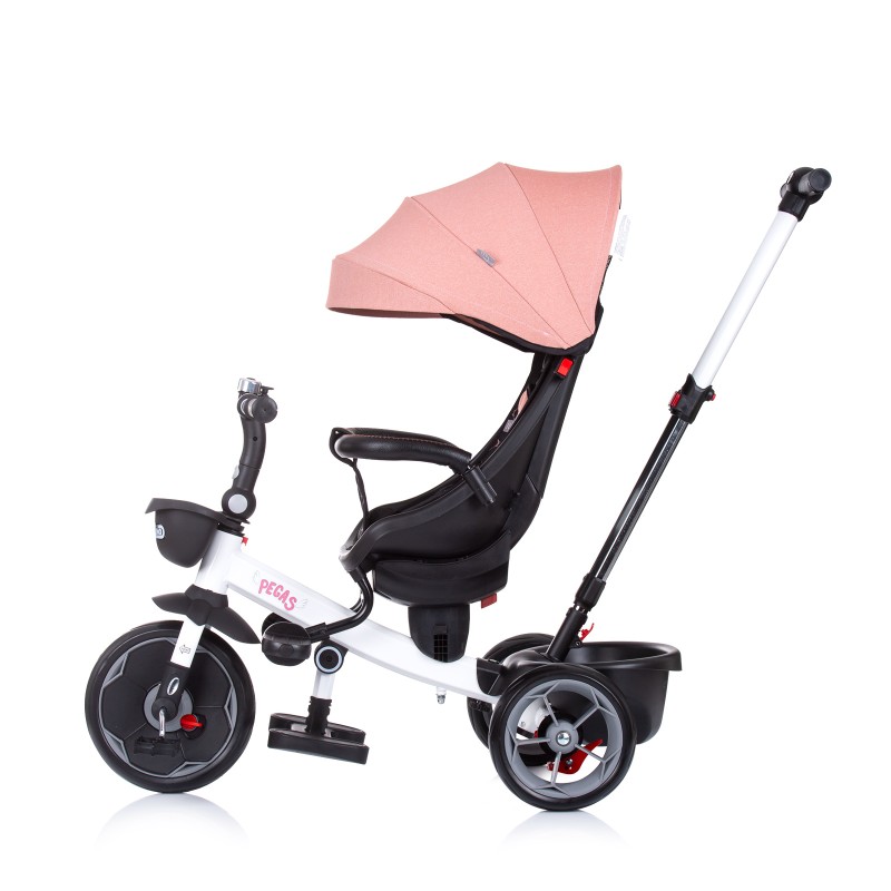Τρίκυκλο Ποδήλατο Με Κουνουπιέρα Pegas blush