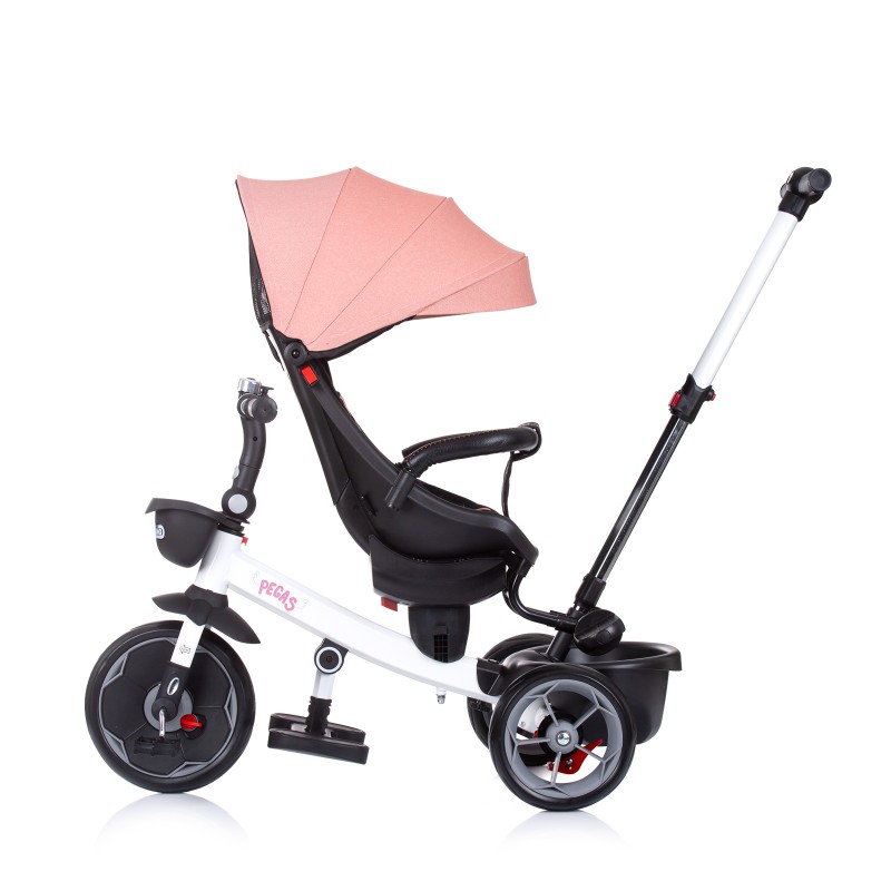 Τρίκυκλο Ποδήλατο Με Κουνουπιέρα Pegas blush