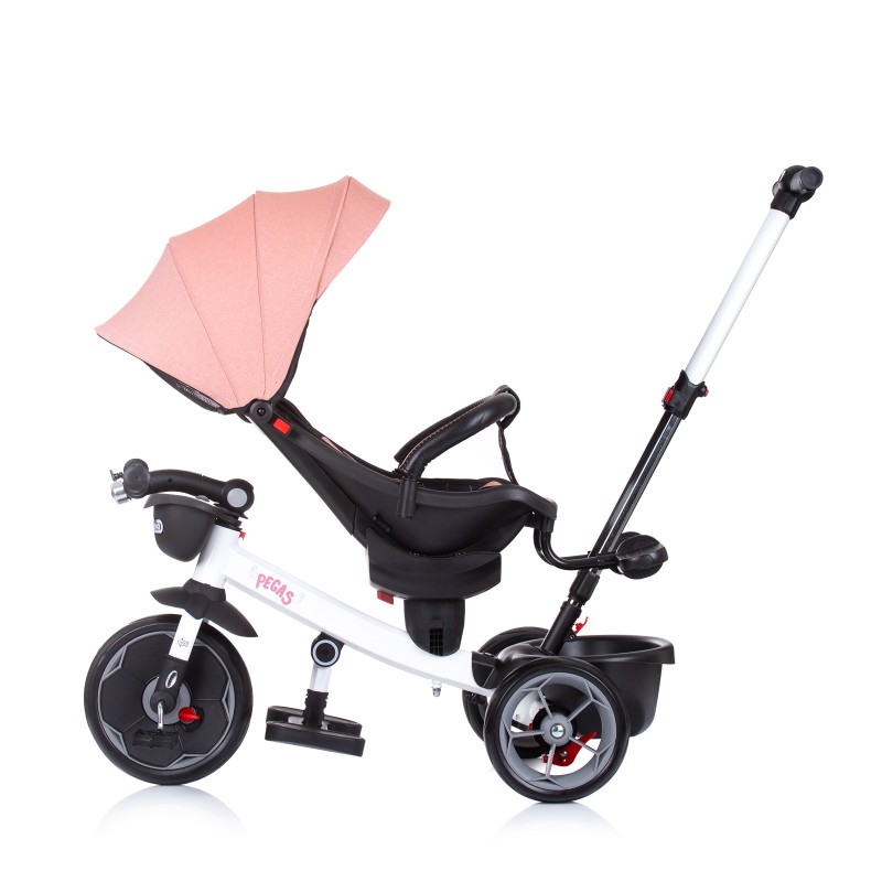 Τρίκυκλο Ποδήλατο Με Κουνουπιέρα Pegas blush