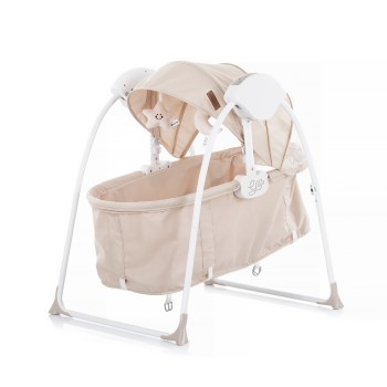 Electric baby swing 2 in 1 "Gia" latte