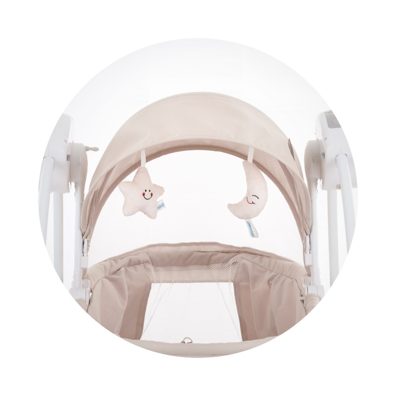 Electric baby swing 2 in 1 Gia latte