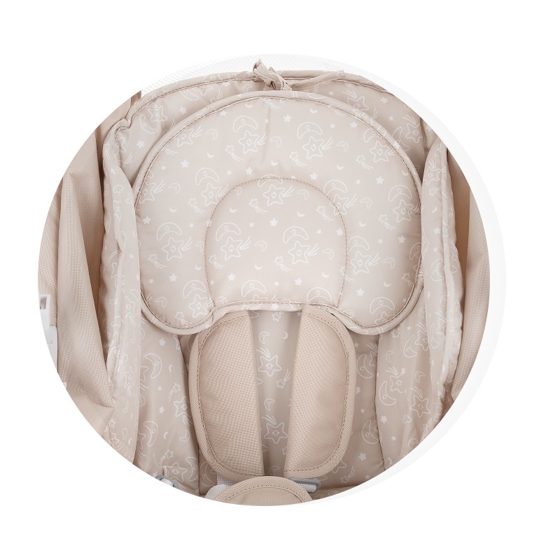 Electric baby swing 2 in 1 Gia latte