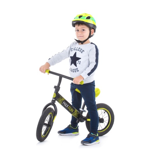 Balance toy on wheels Max Fun green Balance toy on wheels Max Fun green