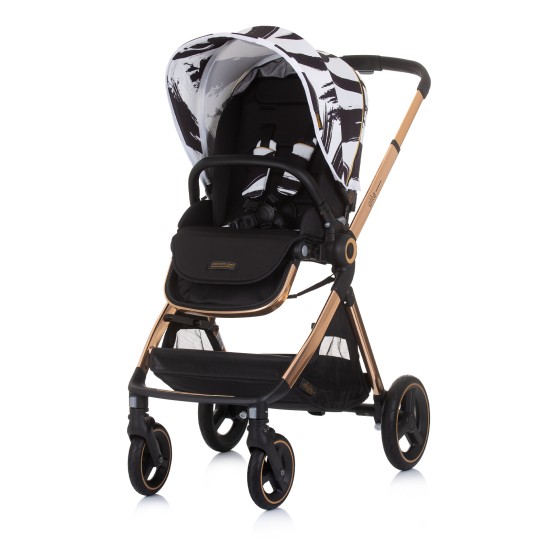 Baby stroller up to 22 kg Elite black/white Baby stroller up to 22 kg Elite black/white