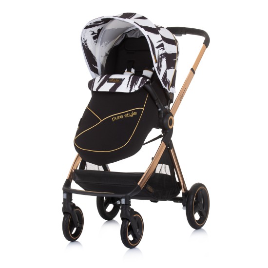 Baby stroller up to 22 kg Elite black/white Baby stroller up to 22 kg Elite black/white