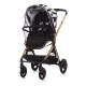 Baby stroller up to 22 kg Elite black/white Baby stroller up to 22 kg Elite black/white