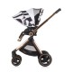 Baby stroller up to 22 kg Elite black/white Baby stroller up to 22 kg Elite black/white