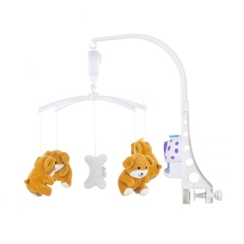 Μουσικό Περιστρεφόμενο Παιχνίδι Κούνιας "Puppies"