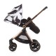 Baby stroller up to 22 kg Elite black/white Baby stroller up to 22 kg Elite black/white