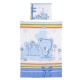 Beding set 5 pc. /Sheet, pillow case, pillow, duvet and duvet cover/ blue bear