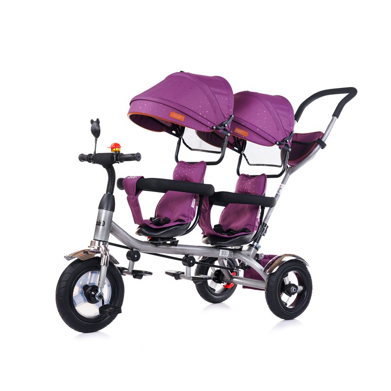 Τρίκυκλο Για Δίδυμα 2PLAY lilac